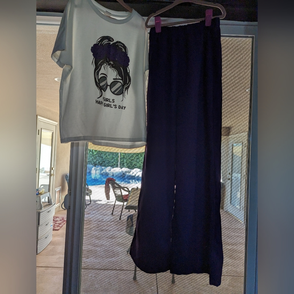 Pants and short sleeve shirt